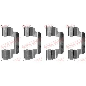 Kit d'accessoires, plaquette de frein à disque QUICK BRAKE 109-1230