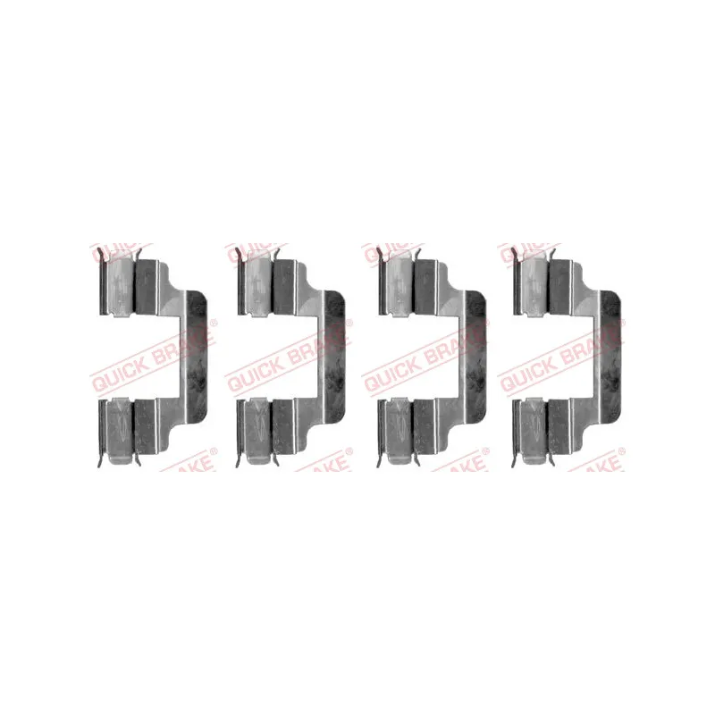 Kit d'accessoires, plaquette de frein à disque QUICK BRAKE 109-1230