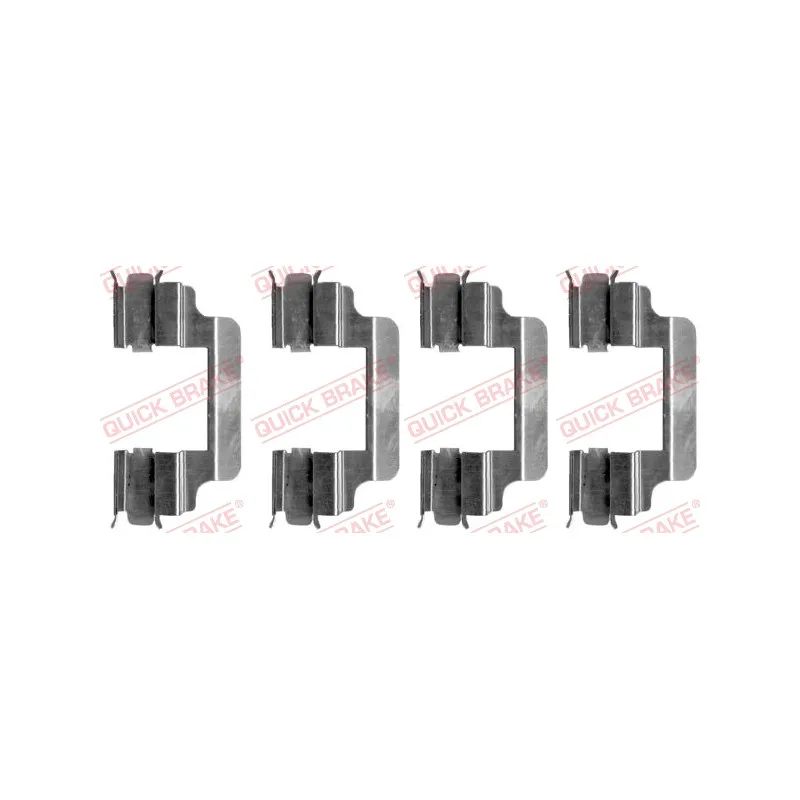 Kit d'accessoires, plaquette de frein à disque QUICK BRAKE 109-1231