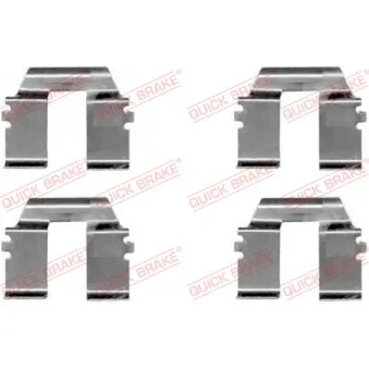 Kit d'accessoires, plaquette de frein à disque QUICK BRAKE 109-1232