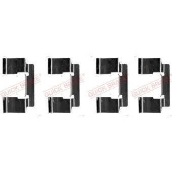 Kit d'accessoires, plaquette de frein à disque QUICK BRAKE 109-1235