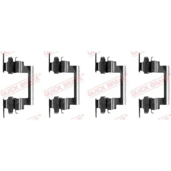 Kit d'accessoires, plaquette de frein à disque QUICK BRAKE 109-1236