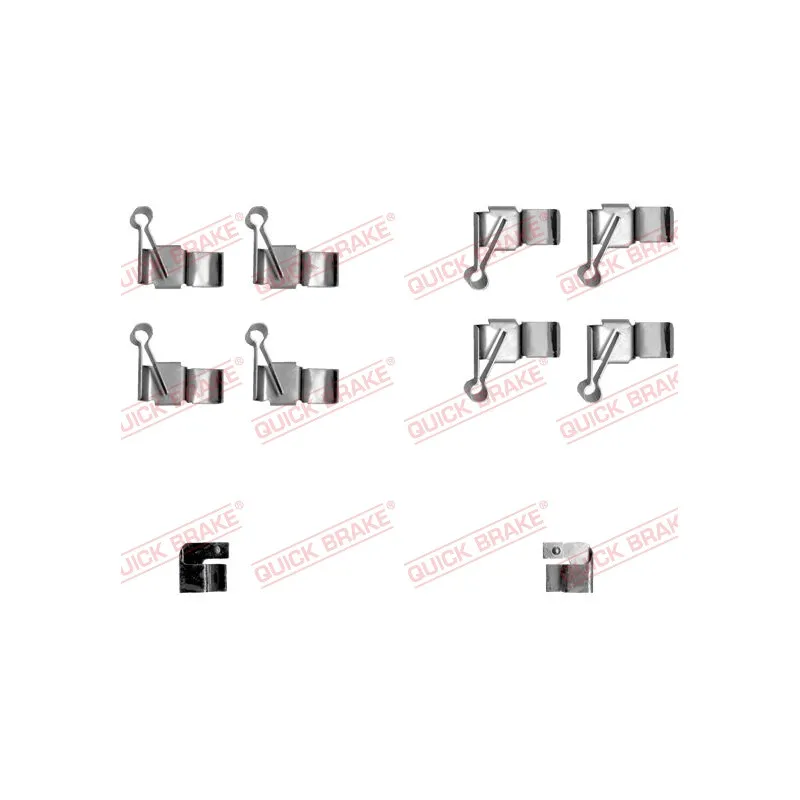 Kit d'accessoires, plaquette de frein à disque QUICK BRAKE 109-1238