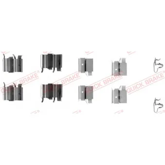 Kit d'accessoires, plaquette de frein à disque QUICK BRAKE 109-1240