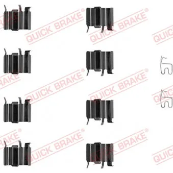 Kit d'accessoires, plaquette de frein à disque QUICK BRAKE 109-1244