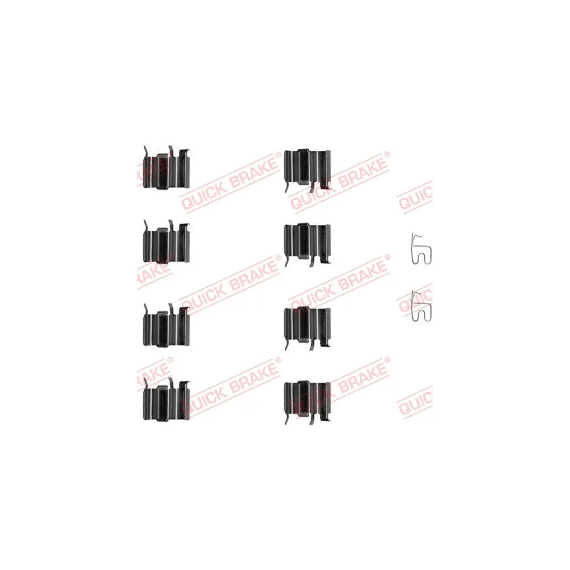 Kit d'accessoires, plaquette de frein à disque QUICK BRAKE 109-1244