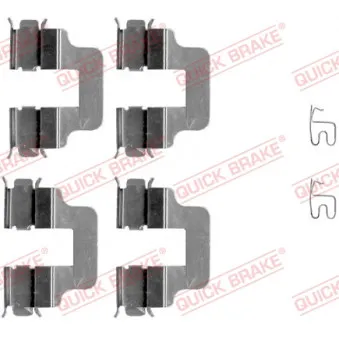Kit d'accessoires, plaquette de frein à disque QUICK BRAKE 109-1245