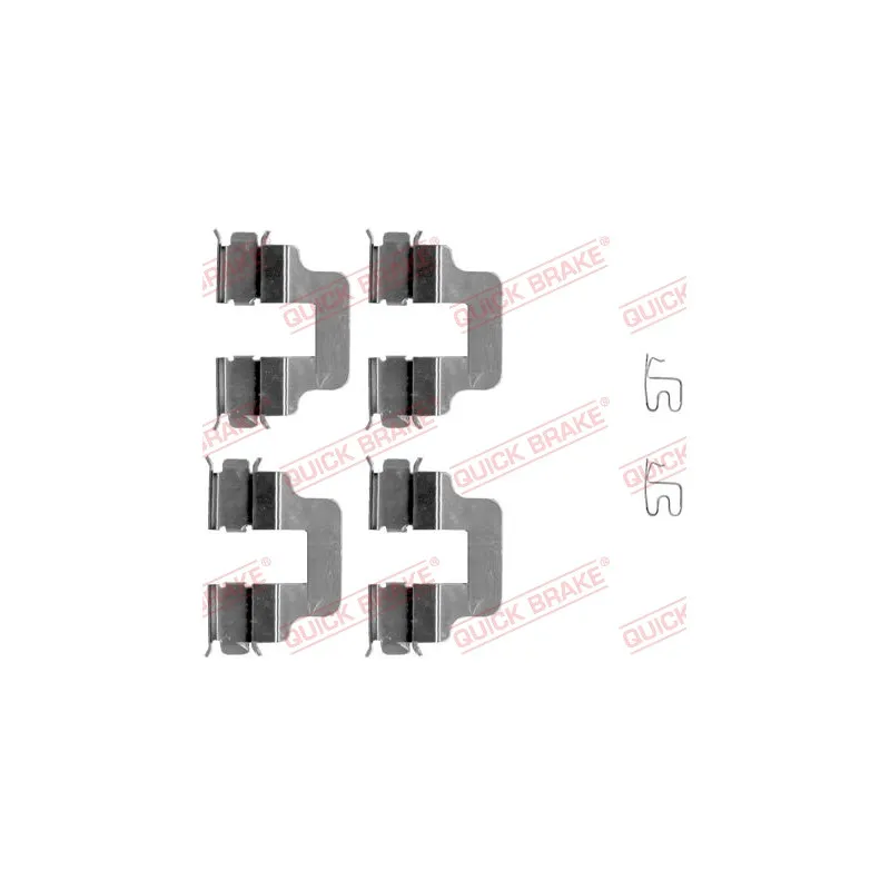 Kit d'accessoires, plaquette de frein à disque QUICK BRAKE 109-1245
