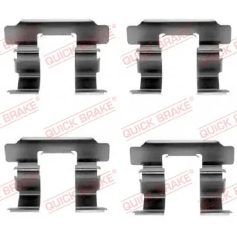 Kit d'accessoires, plaquette de frein à disque QUICK BRAKE 109-1251