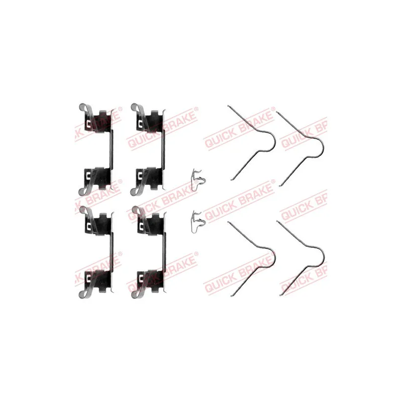 Kit d'accessoires, plaquette de frein à disque QUICK BRAKE 109-1254