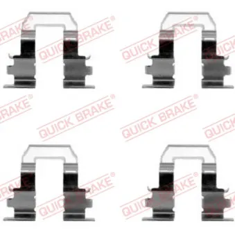 Kit d'accessoires, plaquette de frein à disque QUICK BRAKE 109-1255