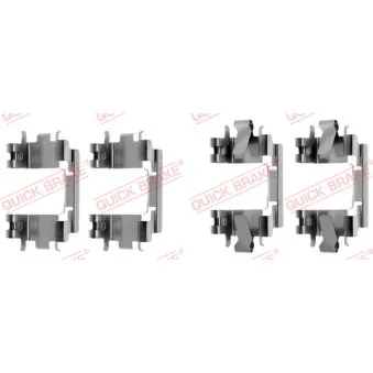 Kit d'accessoires, plaquette de frein à disque QUICK BRAKE 109-1257