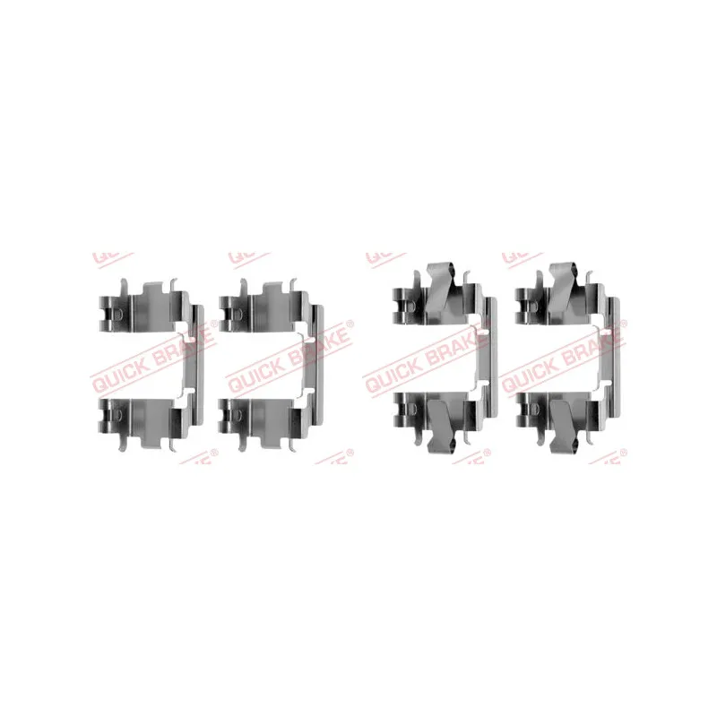 Kit d'accessoires, plaquette de frein à disque QUICK BRAKE 109-1257