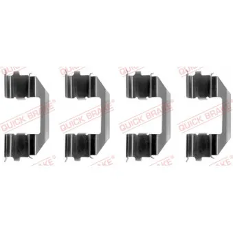 Kit d'accessoires, plaquette de frein à disque QUICK BRAKE 109-1258