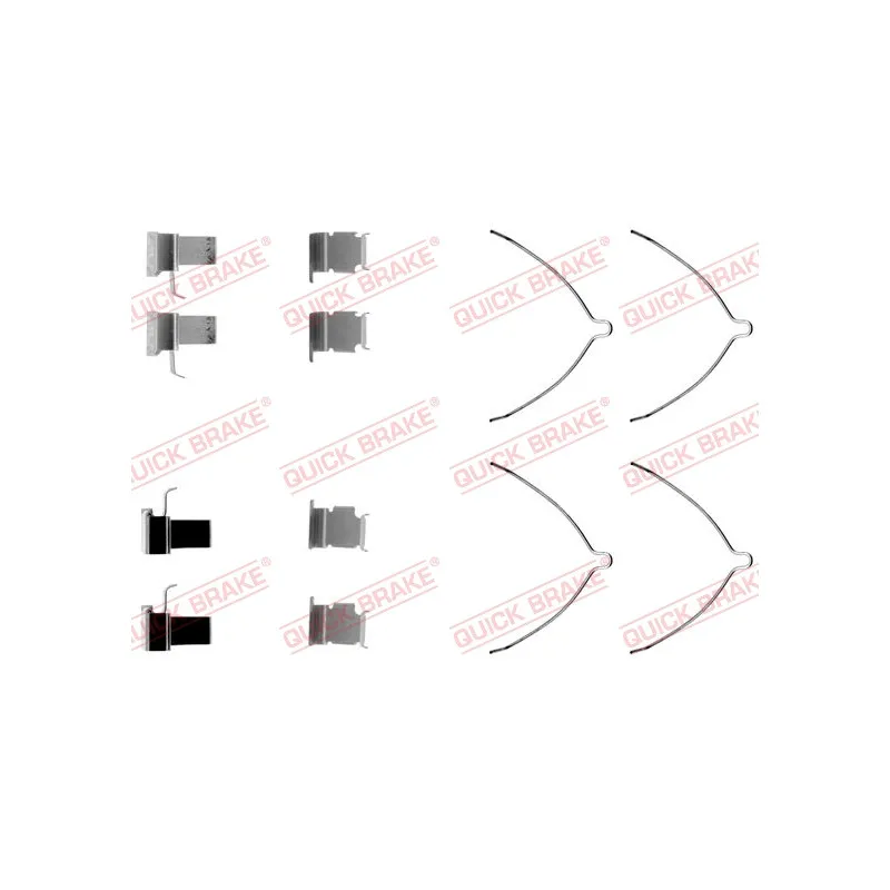 Kit d'accessoires, plaquette de frein à disque QUICK BRAKE 109-1261