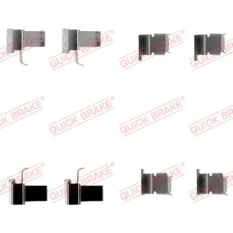 Kit d'accessoires, plaquette de frein à disque QUICK BRAKE 109-1262