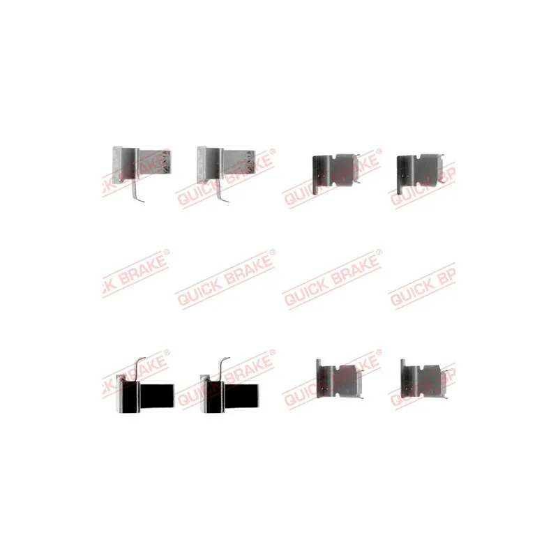 Kit d'accessoires, plaquette de frein à disque QUICK BRAKE 109-1262