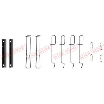 Kit d'accessoires, plaquette de frein à disque QUICK BRAKE 109-1265