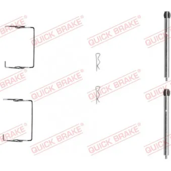 Kit d'accessoires, plaquette de frein à disque QUICK BRAKE 109-1267