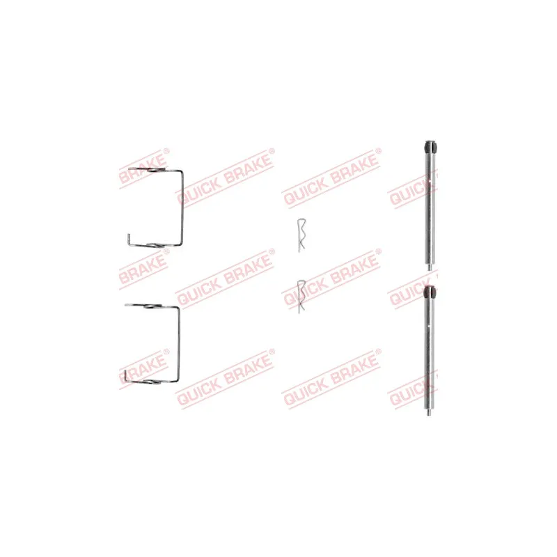 Kit d'accessoires, plaquette de frein à disque QUICK BRAKE 109-1267