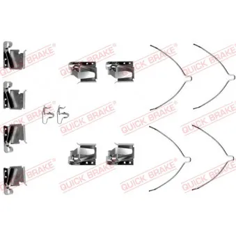 Kit d'accessoires, plaquette de frein à disque QUICK BRAKE 109-1268