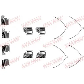 Kit d'accessoires, plaquette de frein à disque QUICK BRAKE 109-1269