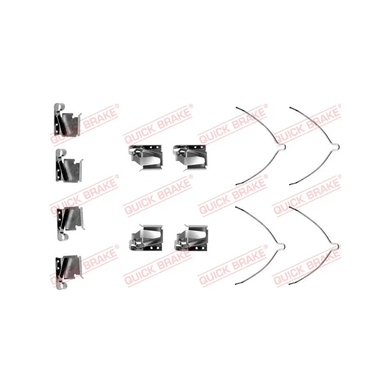 Kit d'accessoires, plaquette de frein à disque QUICK BRAKE 109-1269