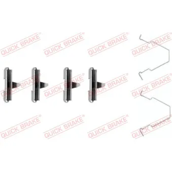 Kit d'accessoires, plaquette de frein à disque QUICK BRAKE 109-1270