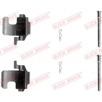 Kit d'accessoires, plaquette de frein à disque QUICK BRAKE 109-1273