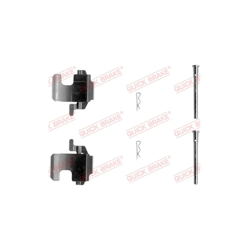 Kit d'accessoires, plaquette de frein à disque QUICK BRAKE 109-1273