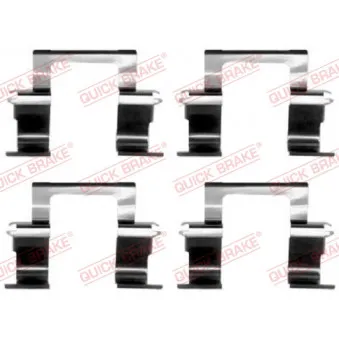 Kit d'accessoires, plaquette de frein à disque QUICK BRAKE 109-1274