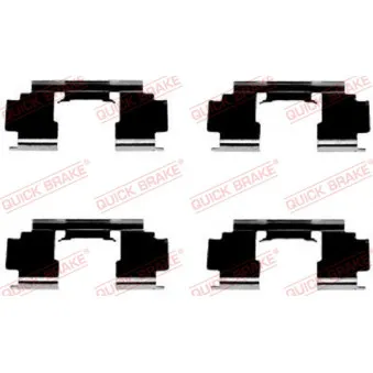 Kit d'accessoires, plaquette de frein à disque QUICK BRAKE 109-1276