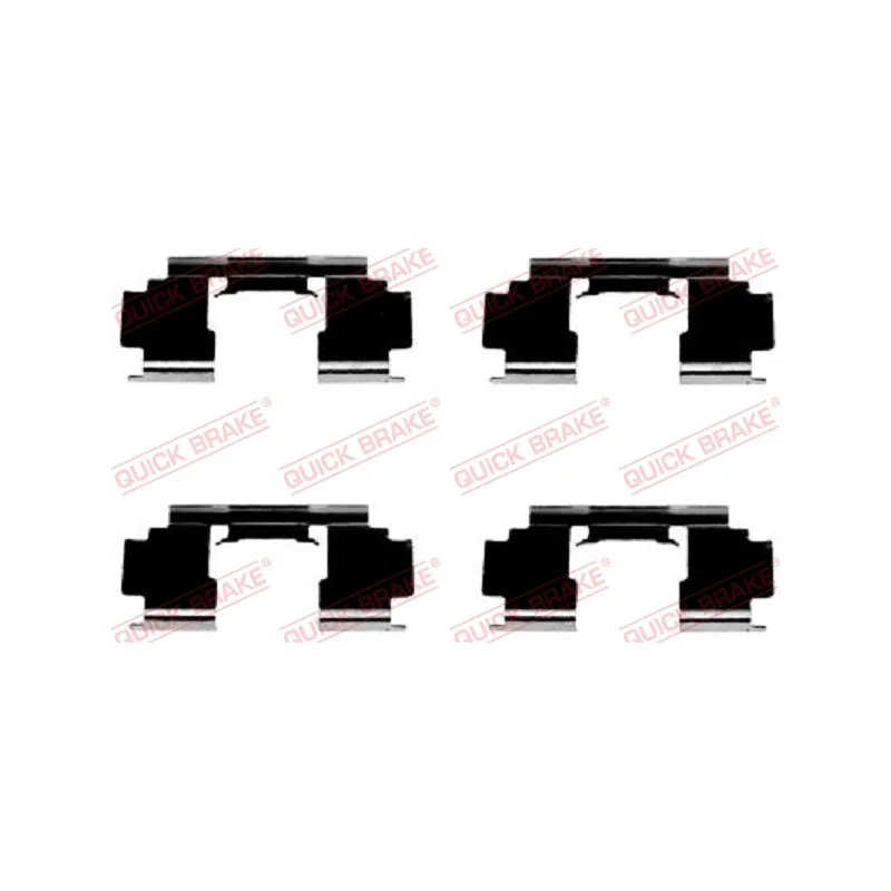 Kit d'accessoires, plaquette de frein à disque QUICK BRAKE 109-1276