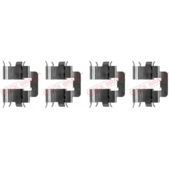 Kit d'accessoires, plaquette de frein à disque QUICK BRAKE 109-1277
