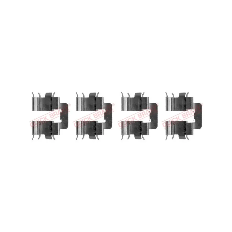 Kit d'accessoires, plaquette de frein à disque QUICK BRAKE 109-1277