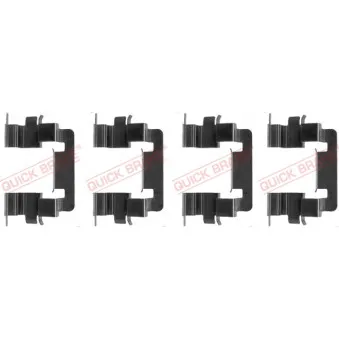 Kit d'accessoires, plaquette de frein à disque QUICK BRAKE 109-1278