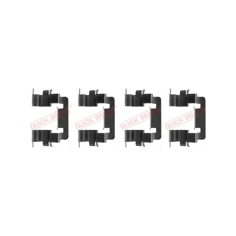 Kit d'accessoires, plaquette de frein à disque QUICK BRAKE 109-1278