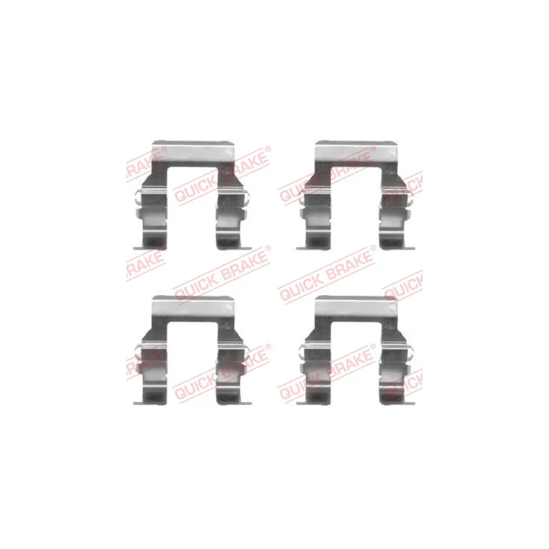 Kit d'accessoires, plaquette de frein à disque QUICK BRAKE 109-1279