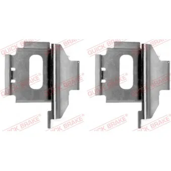 Kit d'accessoires, plaquette de frein à disque QUICK BRAKE 109-1283