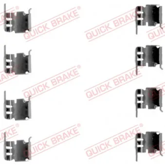 Kit d'accessoires, plaquette de frein à disque QUICK BRAKE 109-1286