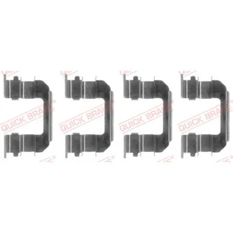 Kit d'accessoires, plaquette de frein à disque QUICK BRAKE 109-1287