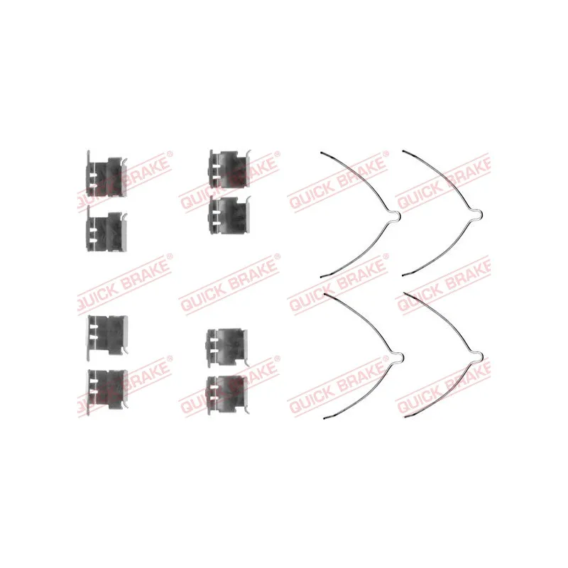 Kit d'accessoires, plaquette de frein à disque QUICK BRAKE 109-1289
