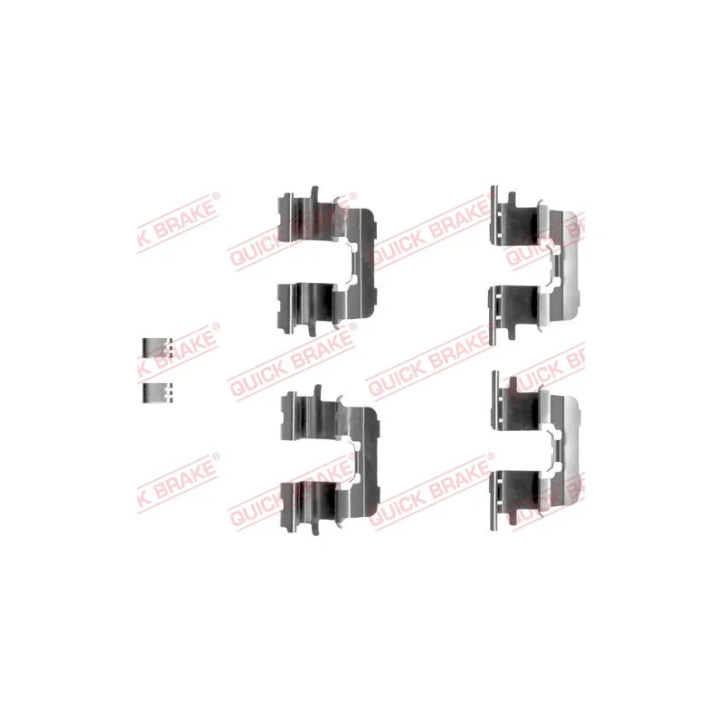 Kit d'accessoires, plaquette de frein à disque QUICK BRAKE 109-1290