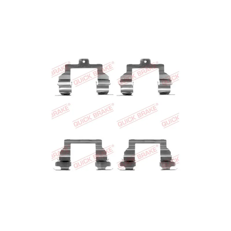 Kit d'accessoires, plaquette de frein à disque QUICK BRAKE 109-1291