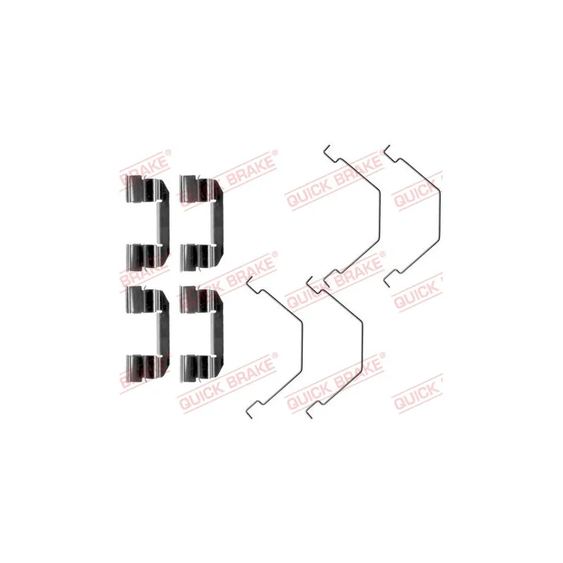 Kit d'accessoires, plaquette de frein à disque QUICK BRAKE 109-1292