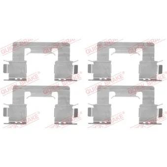 Kit d'accessoires, plaquette de frein à disque QUICK BRAKE 109-1294