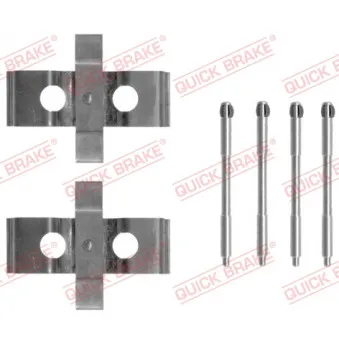 Kit d'accessoires, plaquette de frein à disque QUICK BRAKE 109-1296