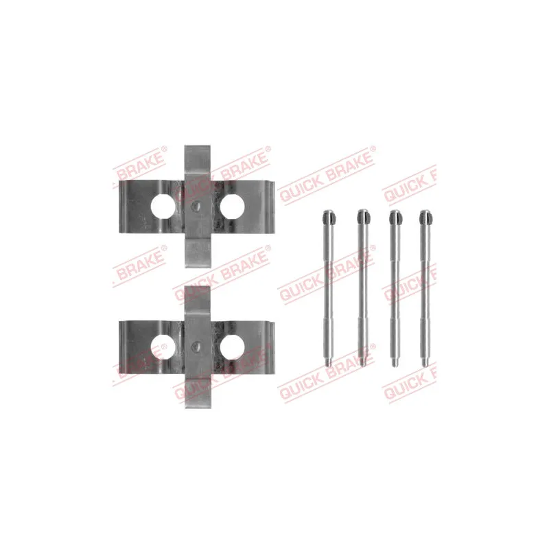 Kit d'accessoires, plaquette de frein à disque QUICK BRAKE 109-1296