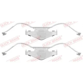 Kit d'accessoires, plaquette de frein à disque QUICK BRAKE 109-1297