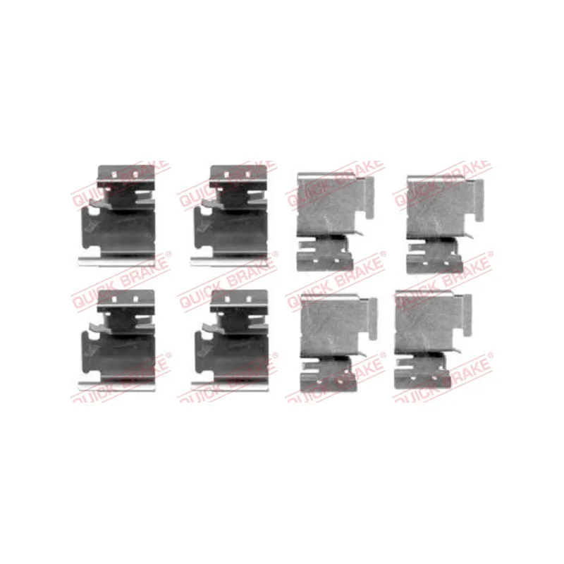 Kit d'accessoires, plaquette de frein à disque QUICK BRAKE 109-1298